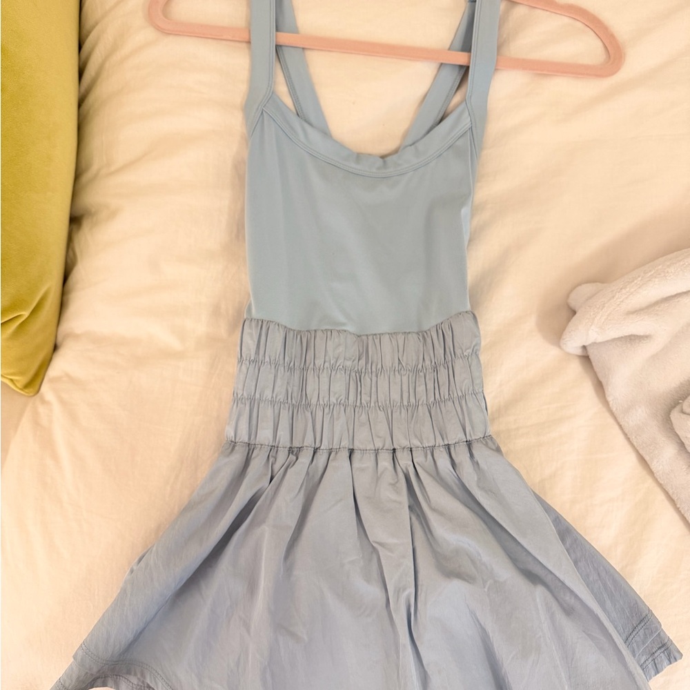 FP Movement by Free People Light Blue Mini Dress